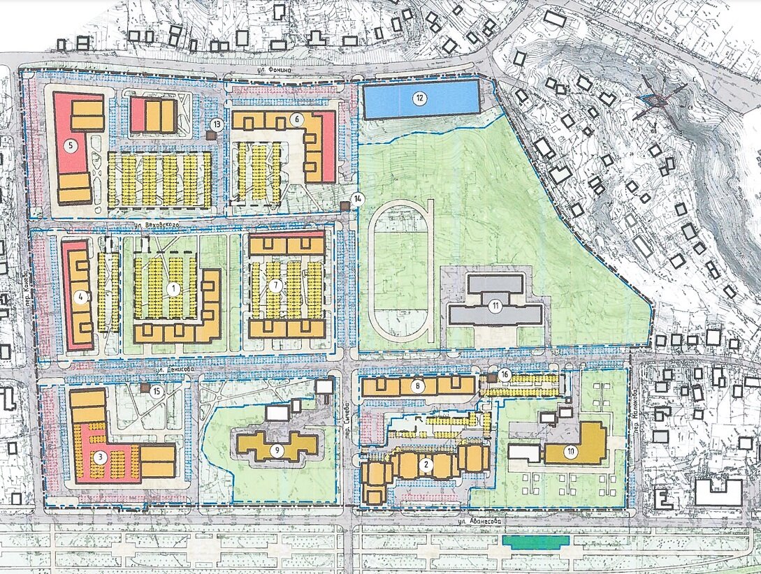 Квартал с 11 высотками и школой может появиться рядом с Нагорным парком в  Барнауле | amic.ru | Дзен