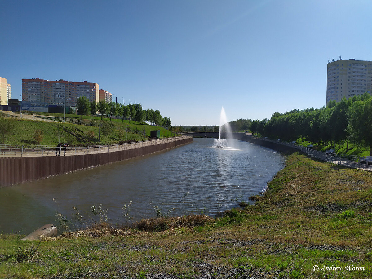 Пруд нижний с фонтаном