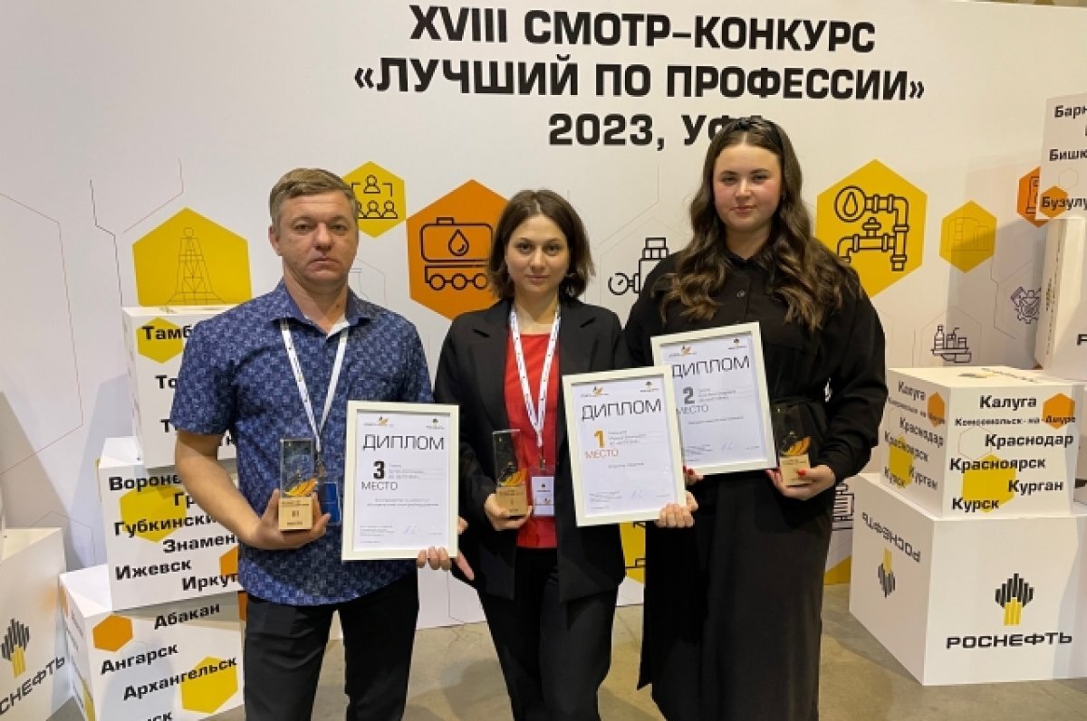    На XVIII смотре-конкурсе «Лучший по профессии» в финале сразу три призовых места.