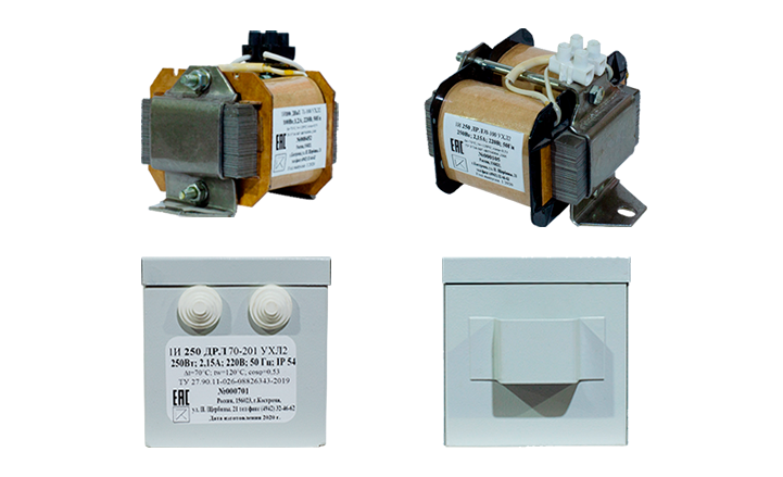Аппараты пускорегулирующие встраиваемые ДНаТ , ДРЛ IP00, независимые ДРЛ IP54