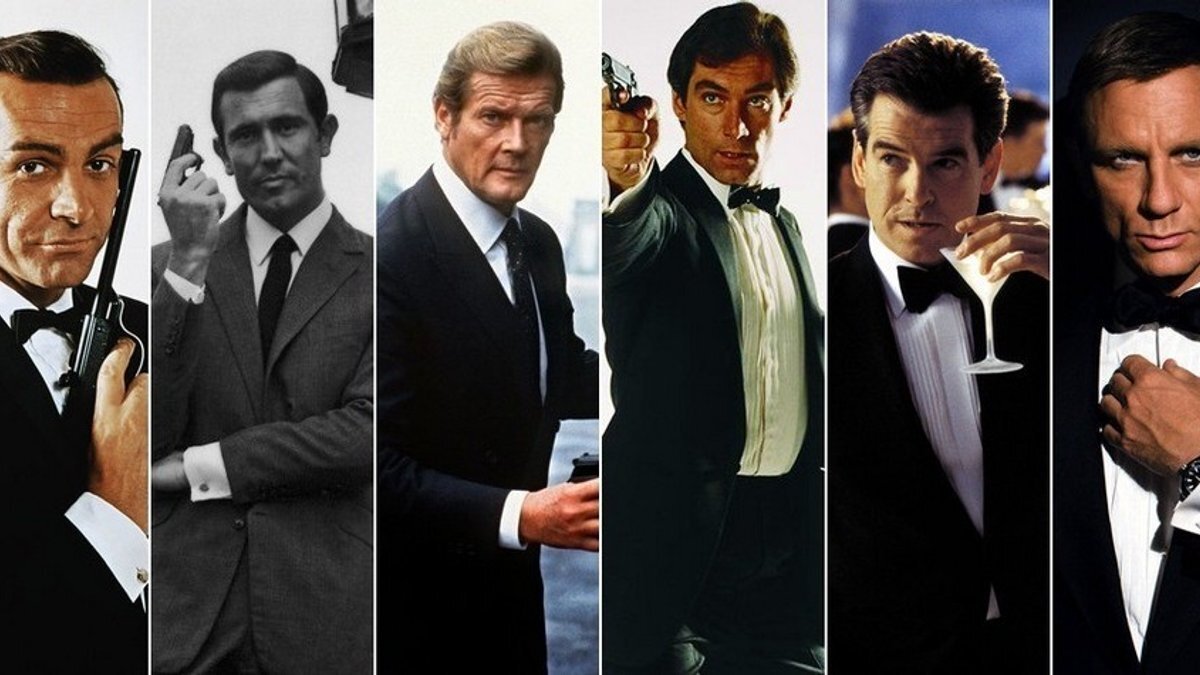 Легендарные агенты. Антонио Бандерас в роли Джеймса Бонда. Актер Джордж Лэзенби в роли агента 007.