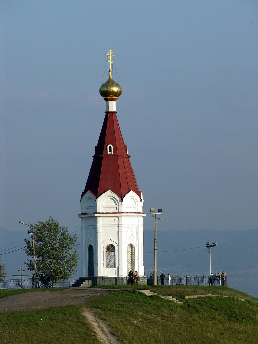 Часовня Параскевы пятницы вид на город