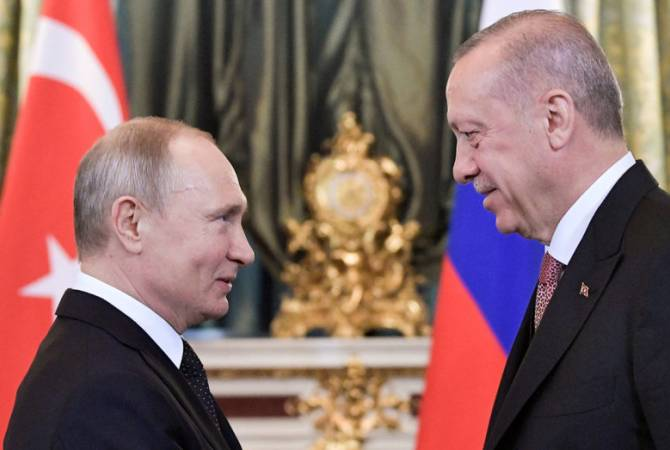 Владимир Путин и Реджеп Тайип Эрдоган