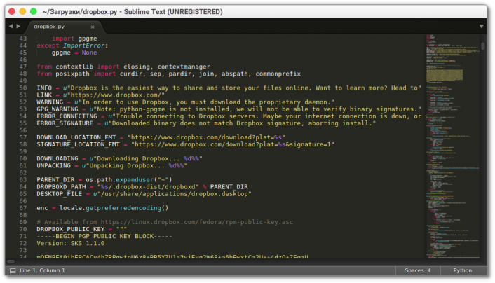 Интерфейс Notepad++ и Sublime Text 3