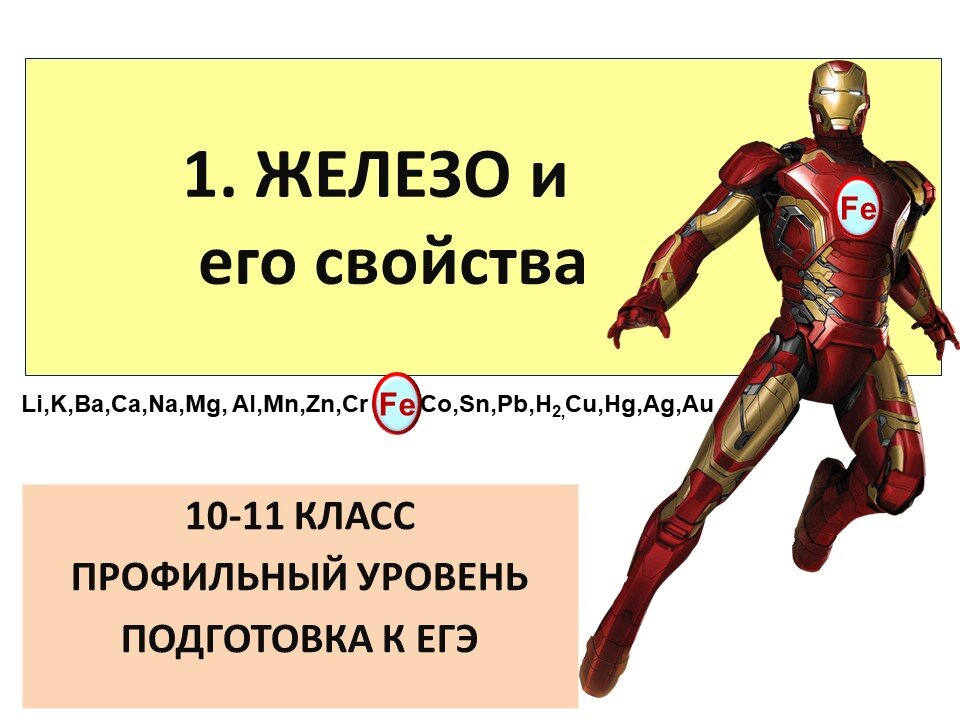 Железо и его свойства