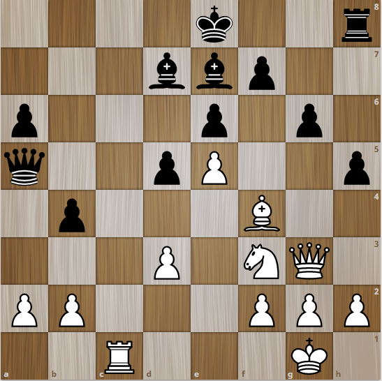 ход белых. Как бы Вы сыграли?