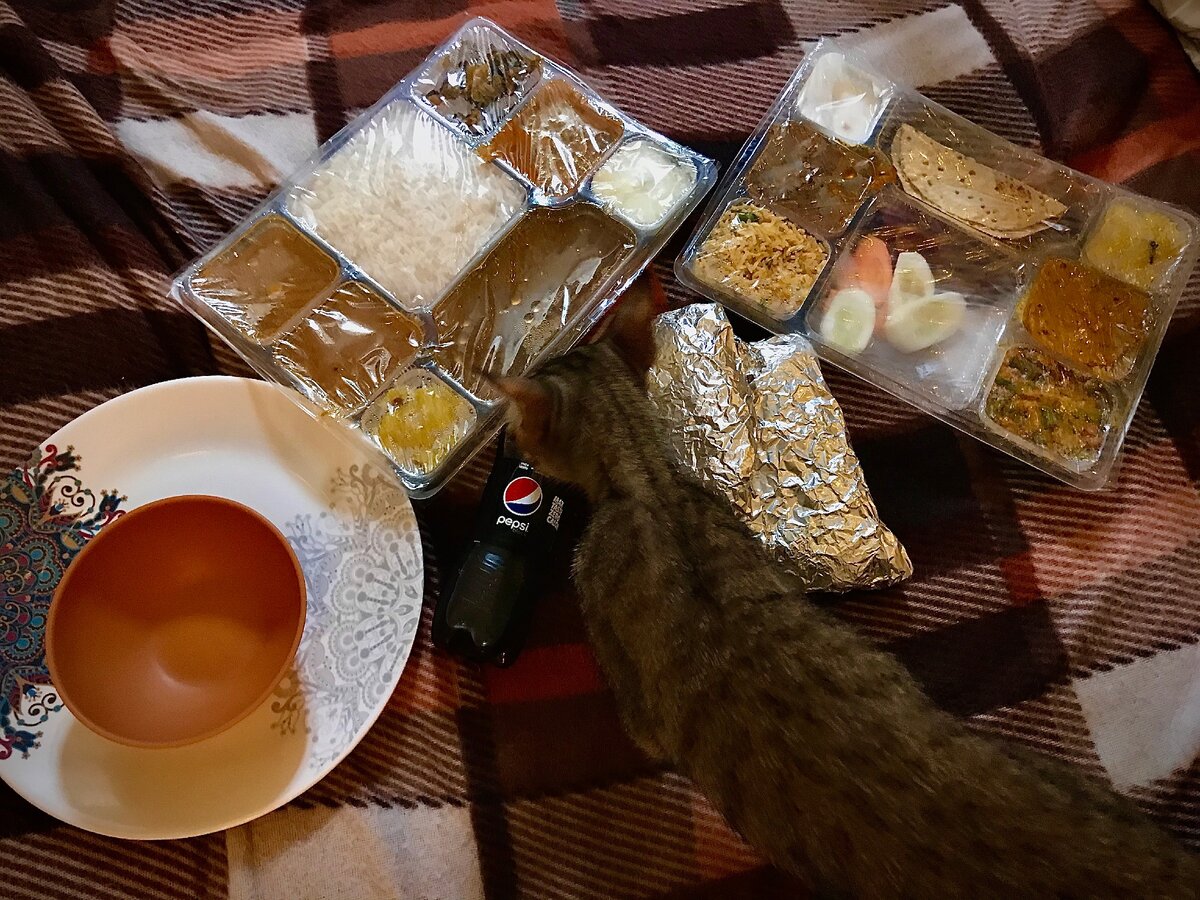 Листайте галерею. Те самые наборы за 200 рублей. В них сразу идет 3-5 блюд, десерт и йогурт. А я очень люблю разнообразие :)