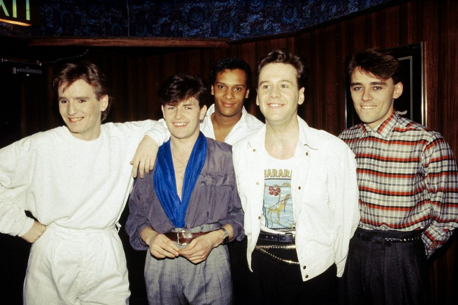 Состав Simple Minds в 1982 году.