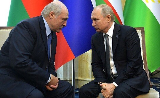 А.Г.  Лукашенко и В.В. Путин