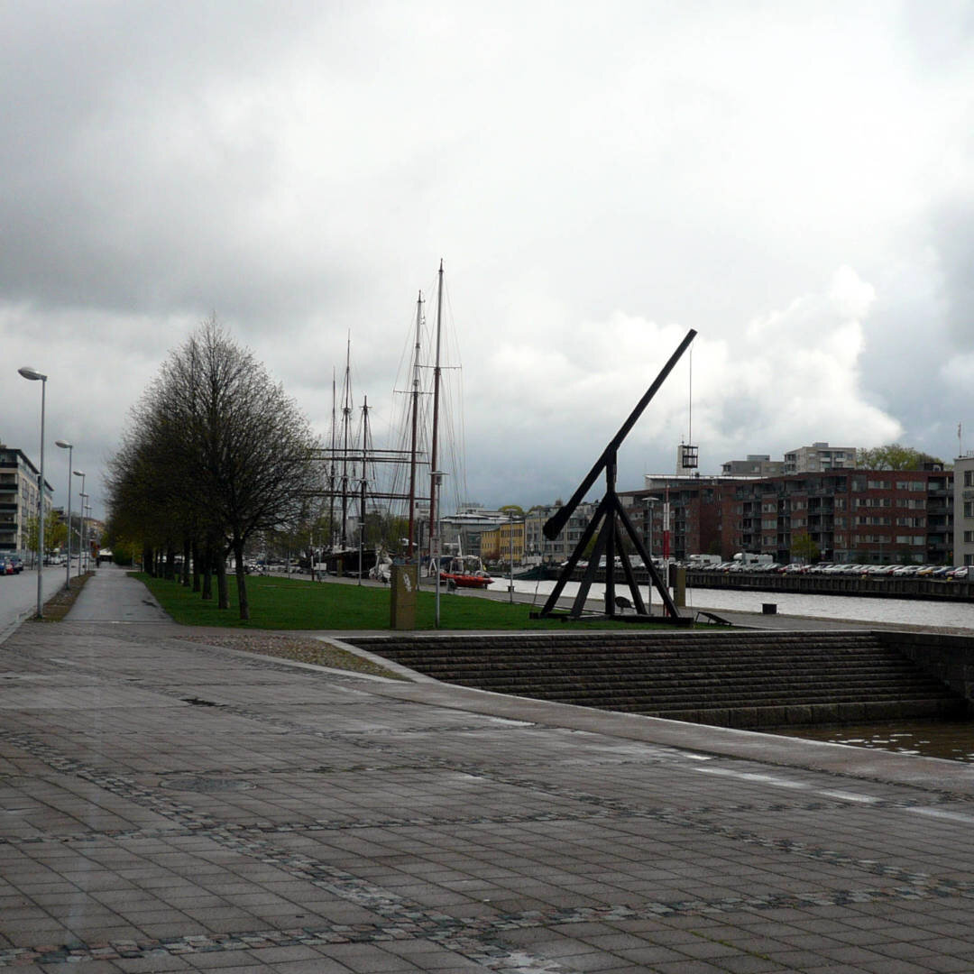 Финляндия город Турку набережная