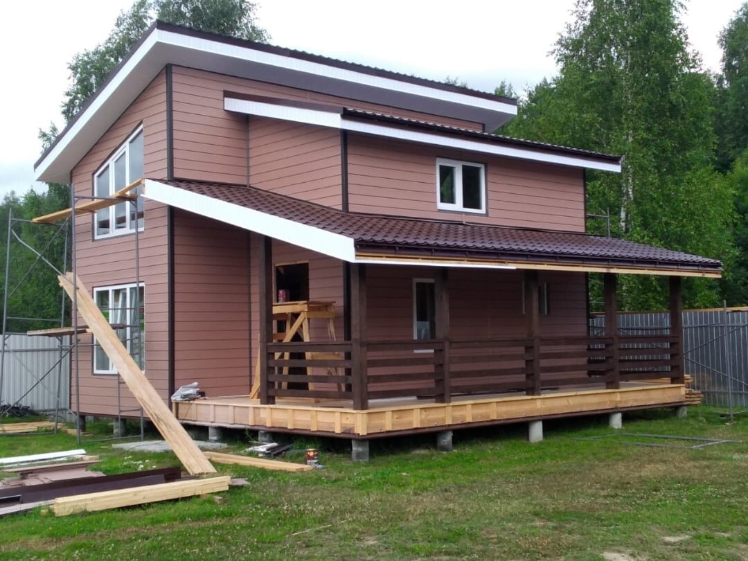 Этот же проект в процессе строительства