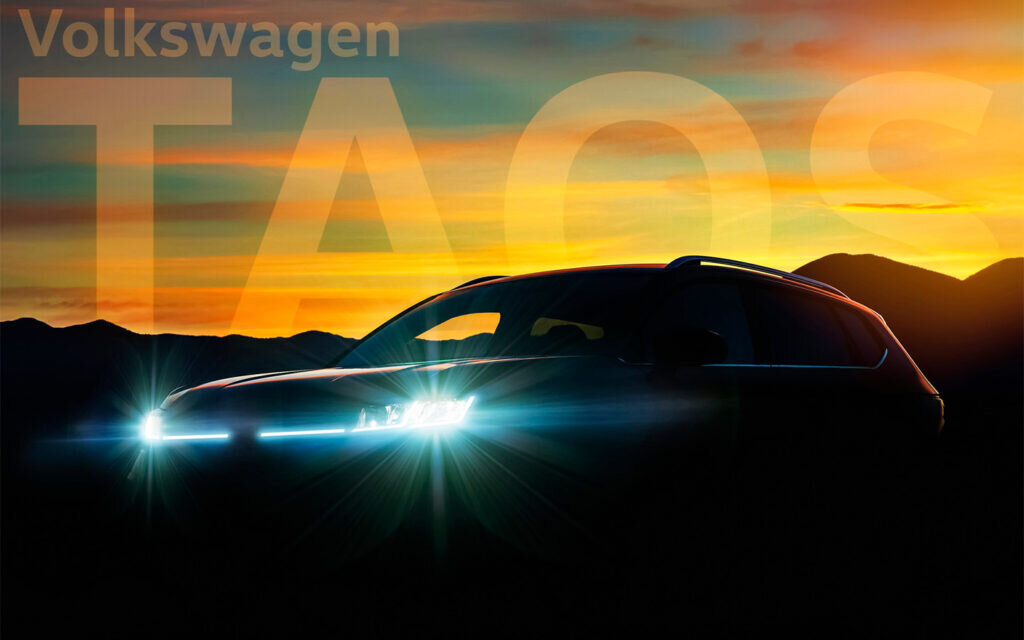 Новый Volkswagen Taos дешевле Tiguan