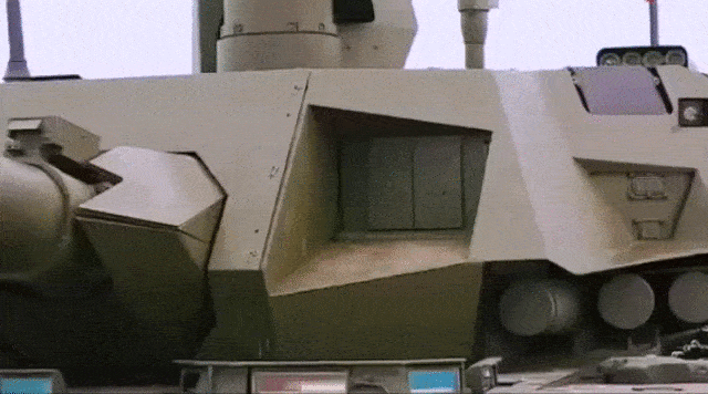 СУО танка Т14. (анимация).