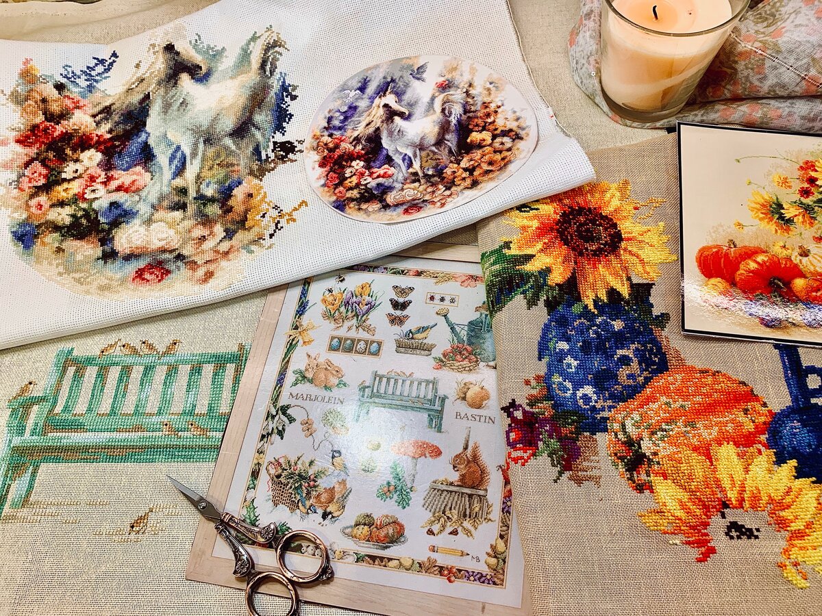 Мои процессы: Ланарте "4 чезона"; Риолис "Солнечный день" и Летиститч "Единорог"