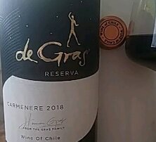 De Gras Carmenere Reserva, 2018