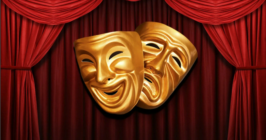 Театр открытые двери. Театральные маски. Реклама театра красивая. Идеи рекламы театра.