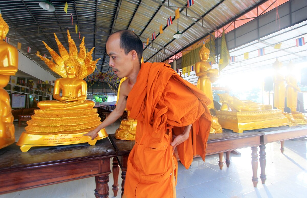 Буддийские Монахи, как в фильмах. Они настоящие!