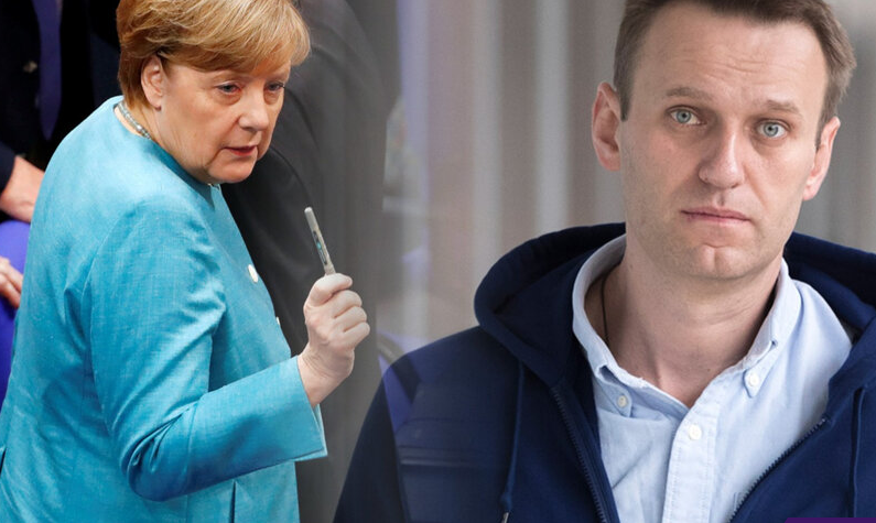 Меркель и Навальный