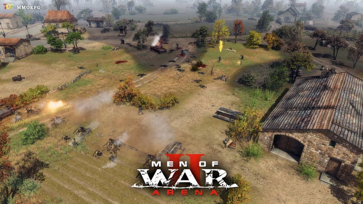 Полигон и обновленный М2А1 в Men of War 2: Arena | top-mmorpg.ru | Дзен