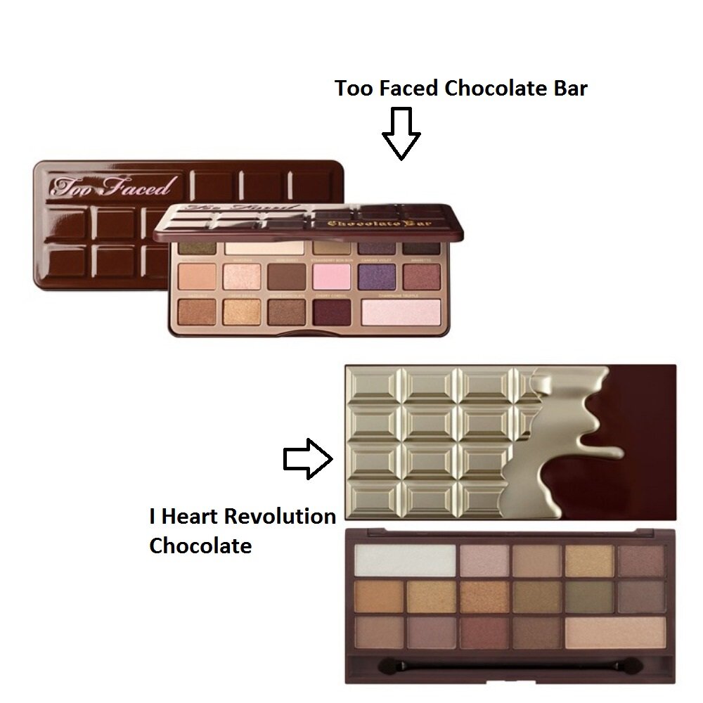 Палетки от Too Faced и I Heart Revolution