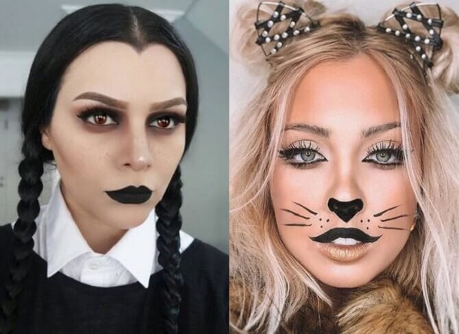 Идеи макияжа на Хеллоуин стильные образы для девушек: Стиль: Ценности: l2luna.ru
