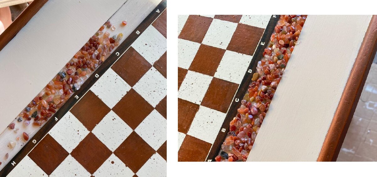 Реставрация шахматного стола