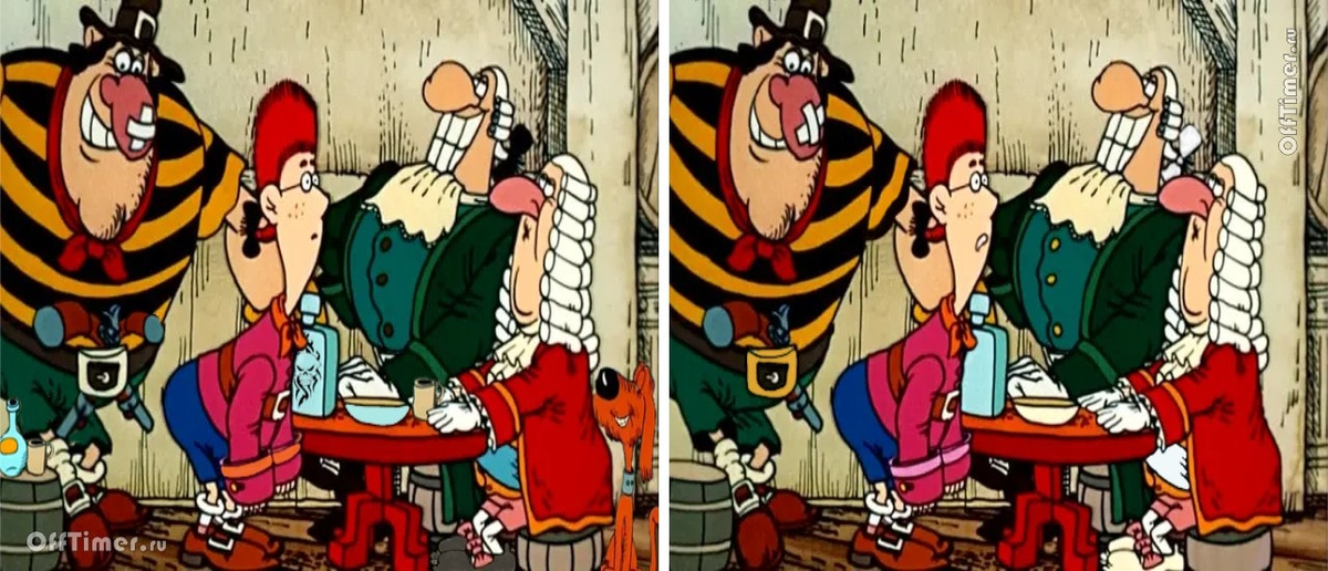 На 2-х картинках более 10 отличий. Найдите их все!