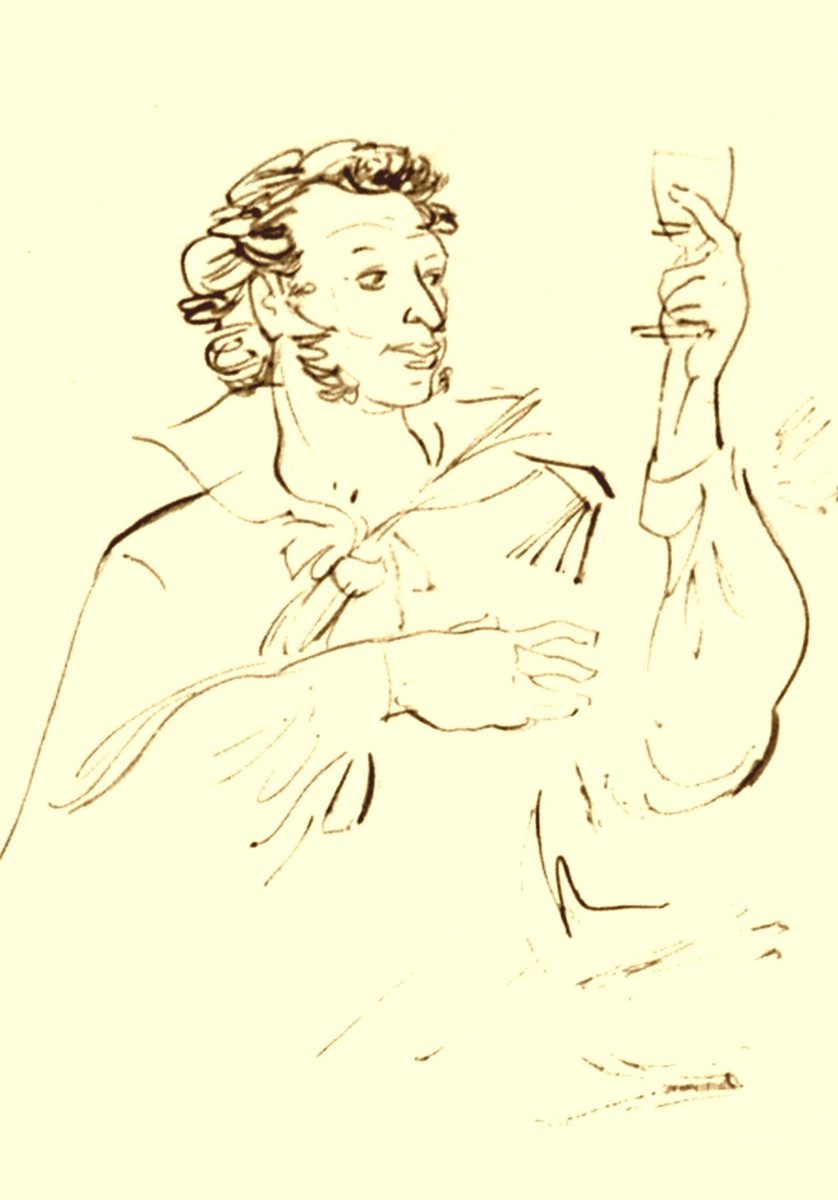 гравюра А.С. Пушкина