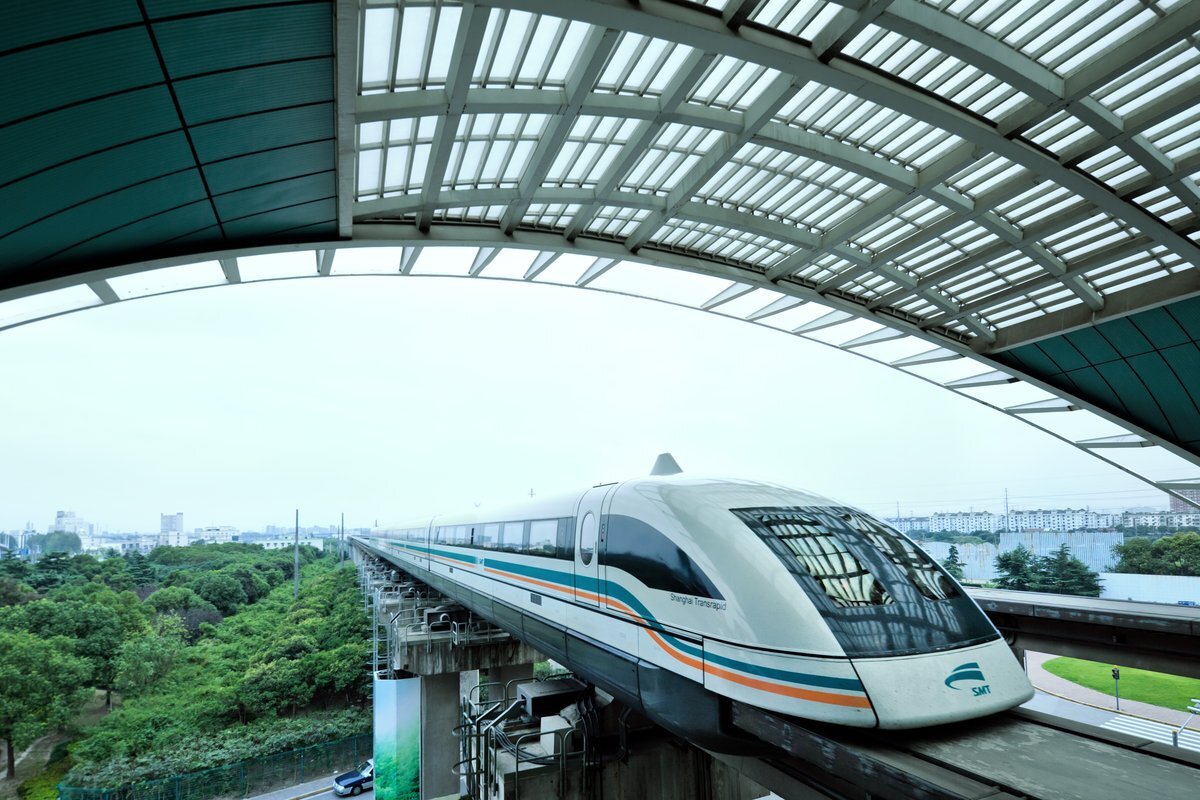 Shanghai Maglev 
Аэропорт Пудун — Шанхай 