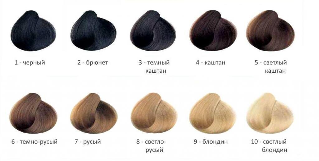 брюнет - это и есть натуральный черный, а каштан по сути это коричневый (шатен)