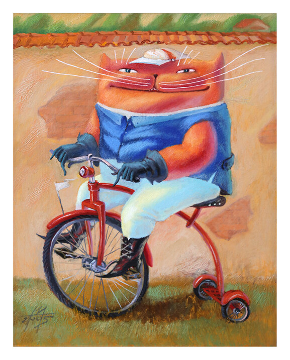1 Игорь Ильичёв Tour de France  . 50х40 хм 2005 г - 60 000