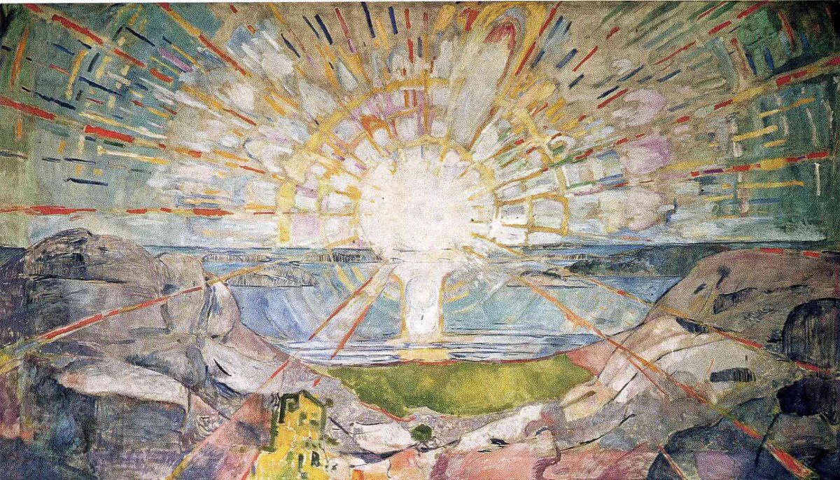 Эдвард Мунк, "Солнце", 1911 - 1916. 