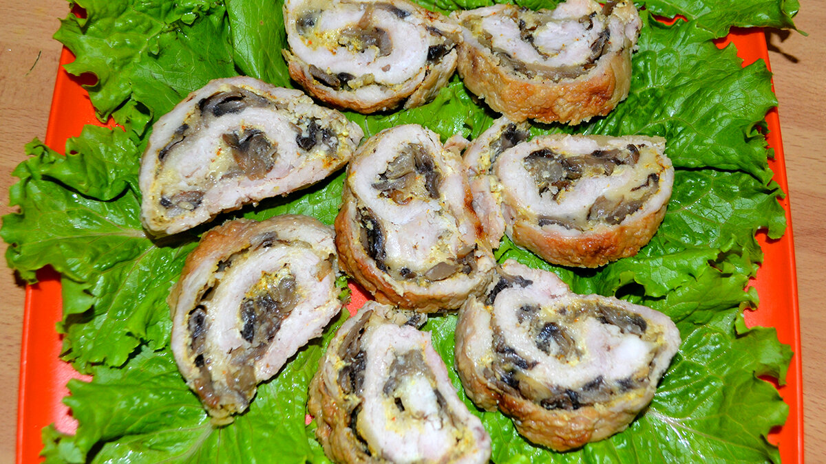 Куриный рулет в духовке