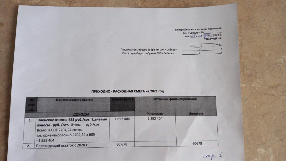 Финансово экономическое обоснование сметы снт образец