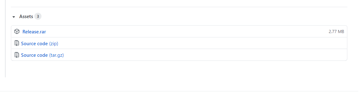 Листаем вниз и нажимаем на release.rar