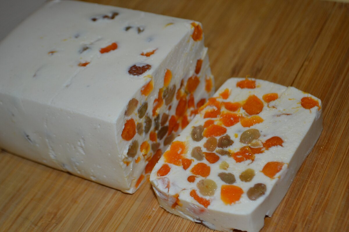 Десерт без выпечки с желатином