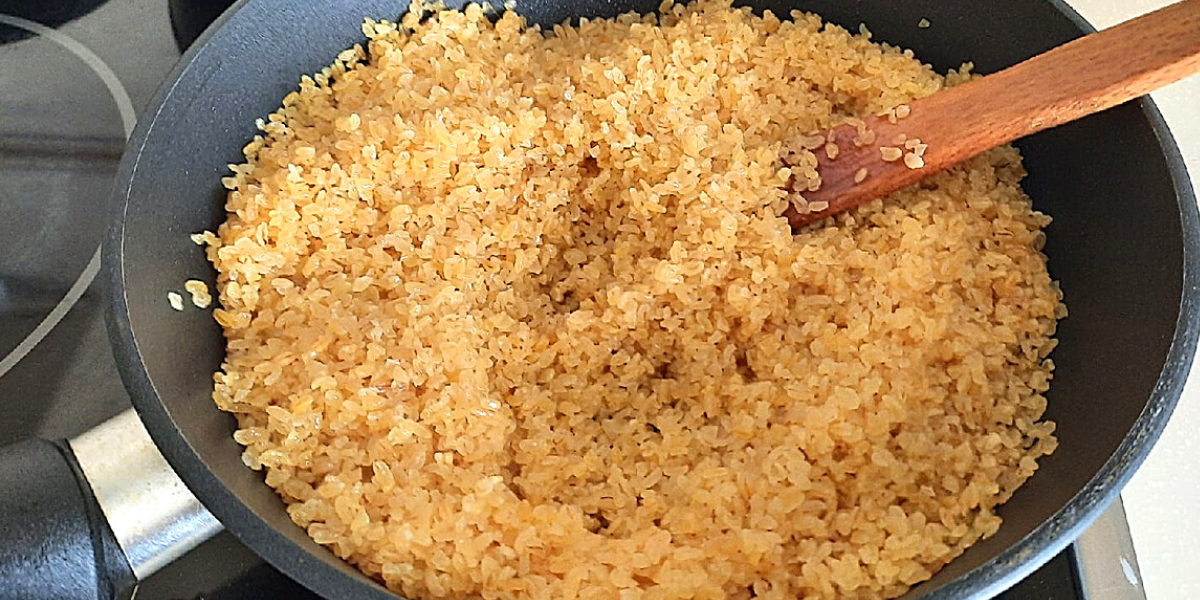 Булгур, обжаренный в масле