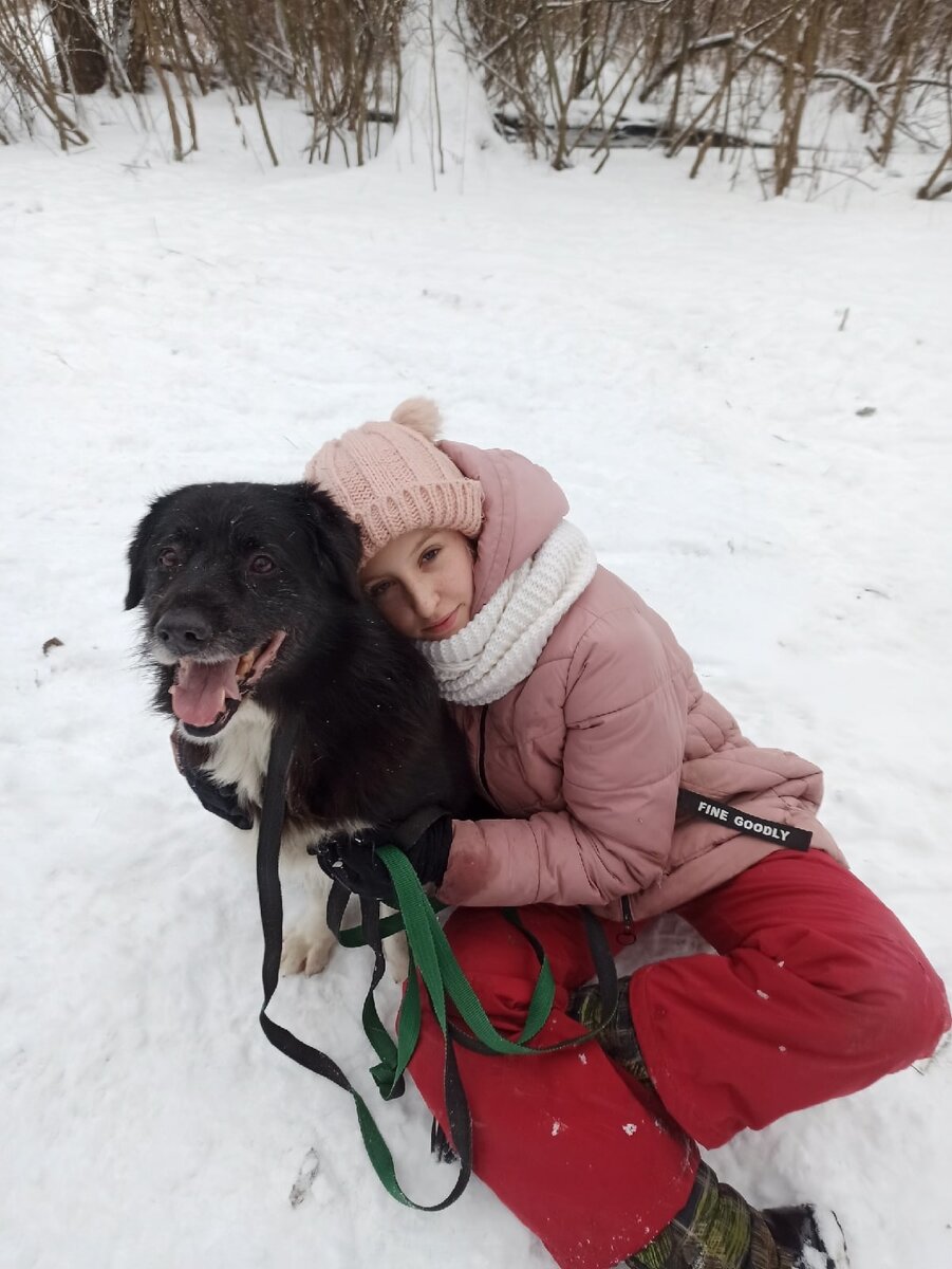 Даша с подопечным