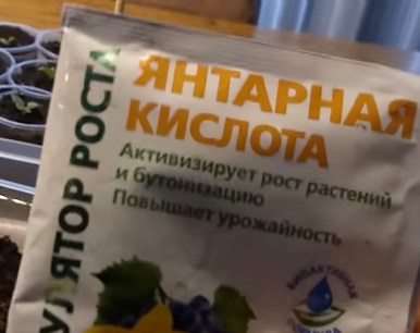 Янтарная кислота.