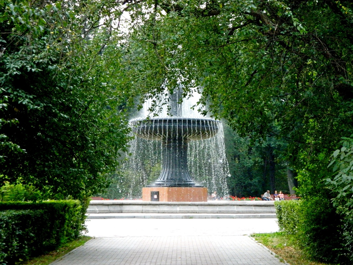 Фонтан Дендропарка. Фото автора