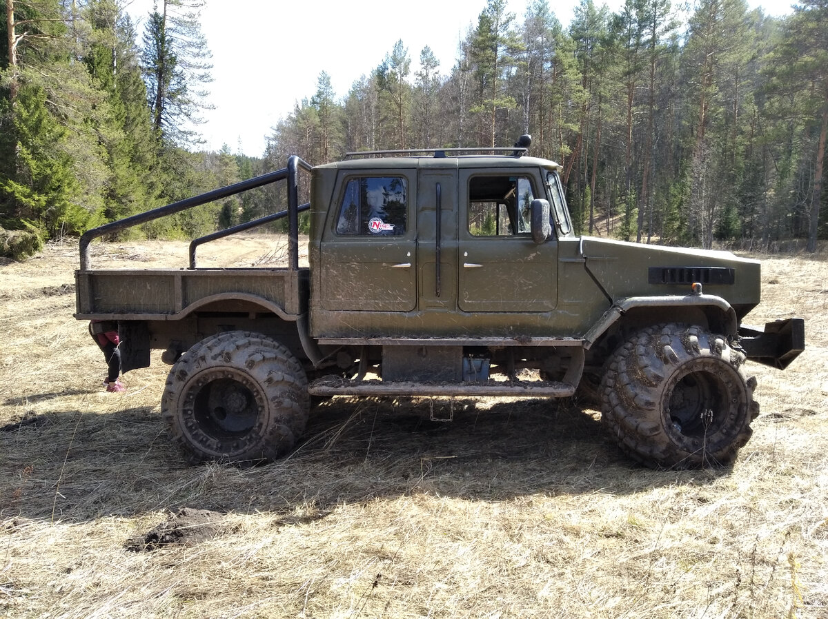 Вездеход сделанный из грузовика Газ 66