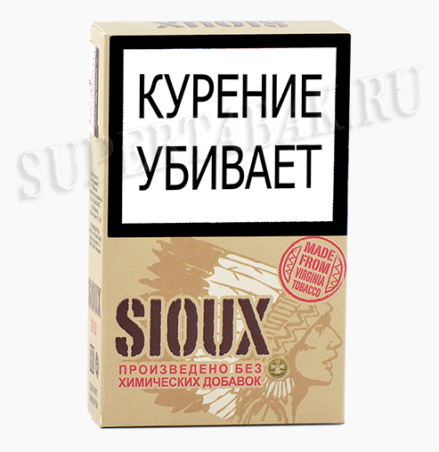 Натуральные и качественные сигареты без химических добавок Sioux Original Red