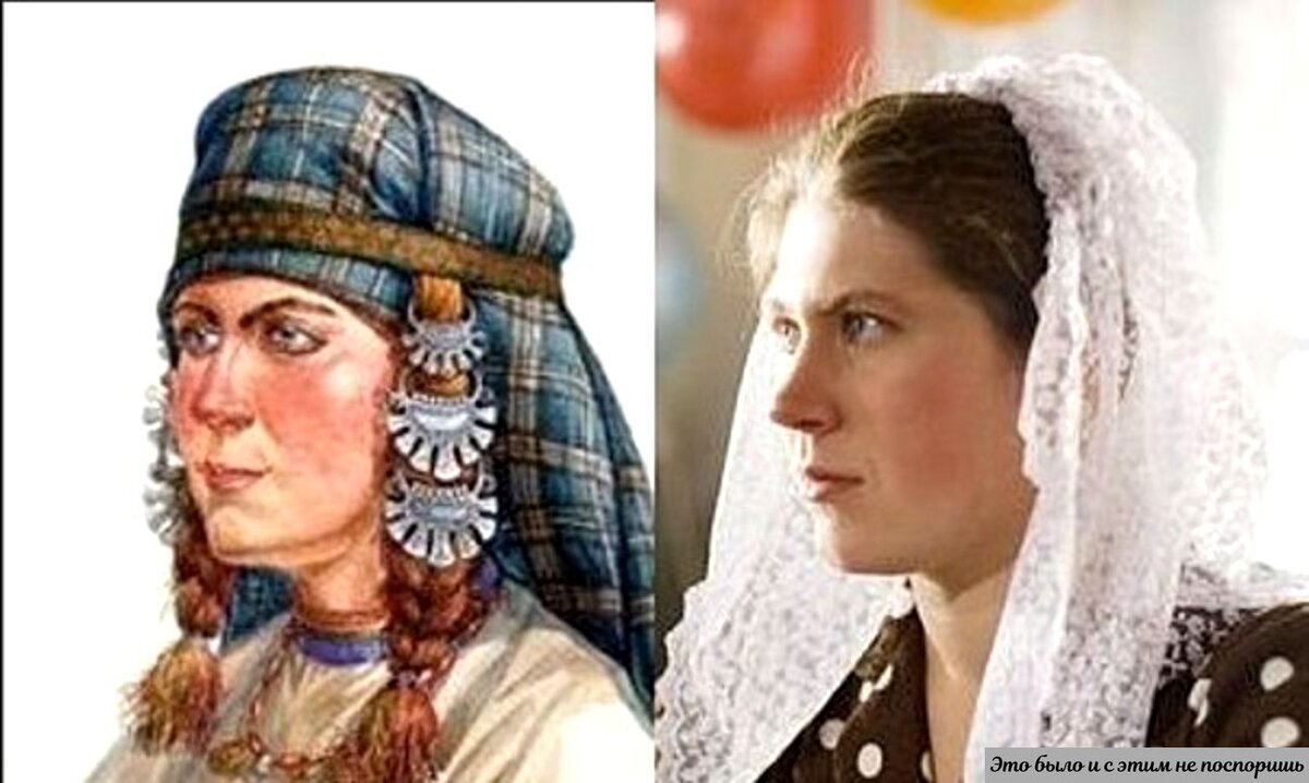 Вятичи и их наследники. Картинка взята с ресурса https://likeness.ru/