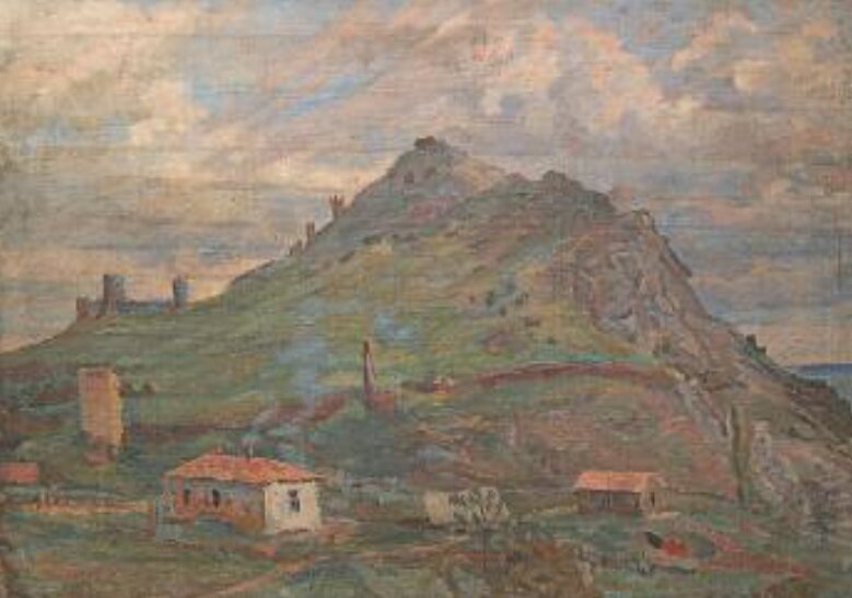 Бруни. Генуэзская крепость. 1946. Холст, масло.