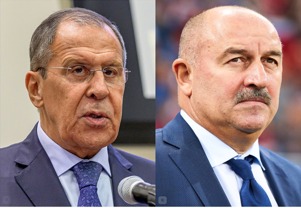 Лавров С.В., министр иностранных дел РФ, фото с сайта ru.wikipedia.org, Черчесов С.С, фото с сайта ru.wikipedia.org