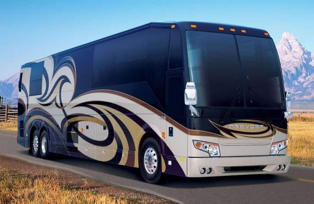 автобус prevost американский