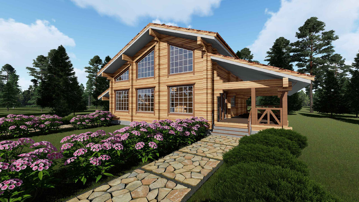 Проект дома Мадрид - sheerwood-dom.ru