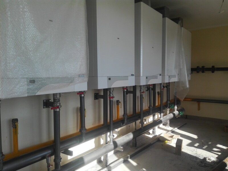 Эту газовую котельную, мощностью 450 кВт мы делали для гостиницы