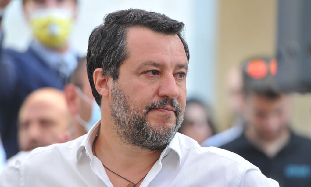 Маттео Сальвини: «Мы были частью правительства, которое в первый год делало хорошие дела, а потом все полностью прекратилось». Фотография: Лоренцо Ди Кола / NurPhoto / Rex / Shutterstock