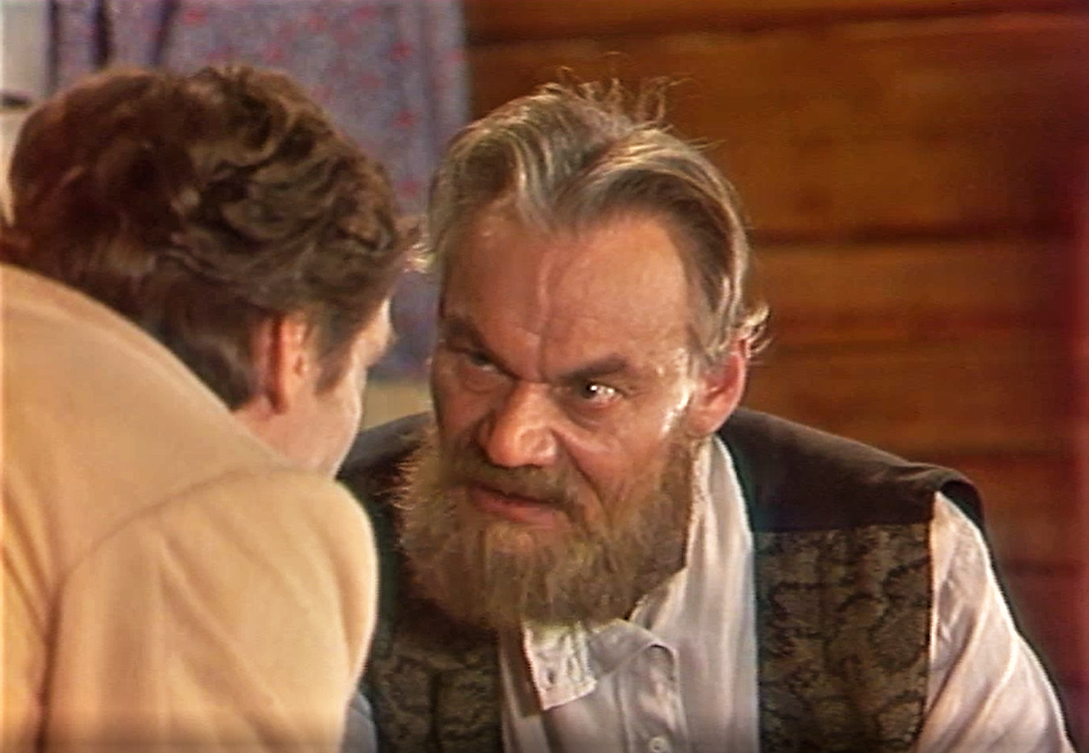 Кадр из телеспектакля "На бойком месте" (1986)